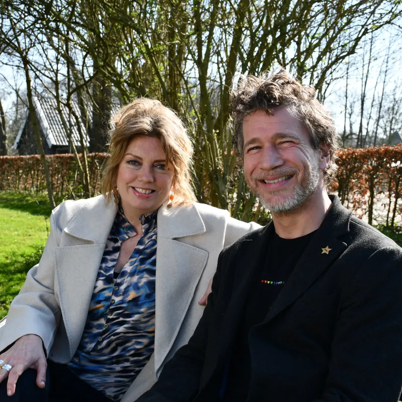 Annemiek Schrijver en Jibbe Willems