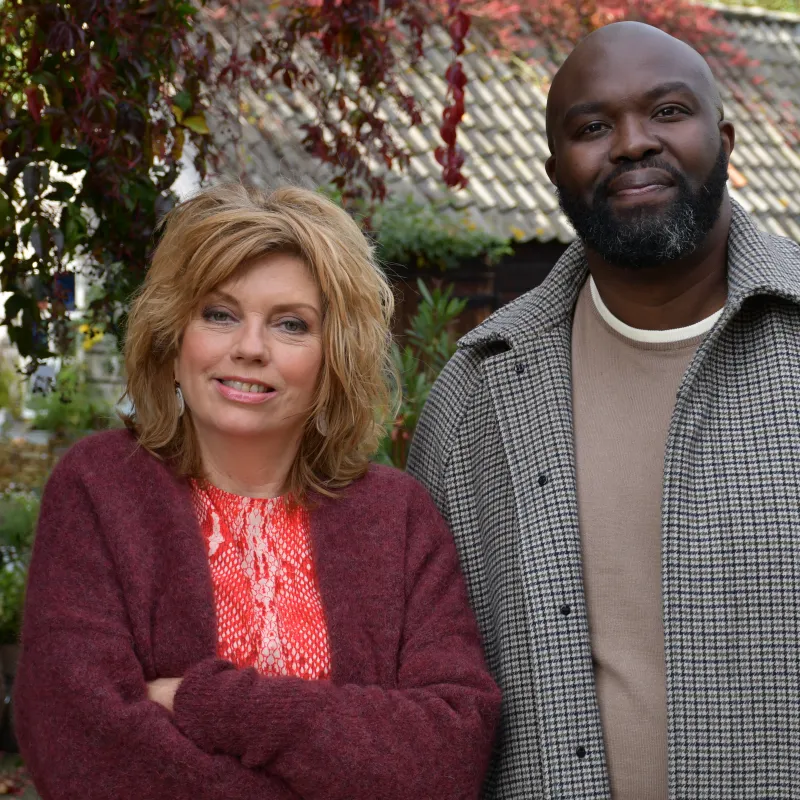 Annemiek Schrijver en Onias Landveld