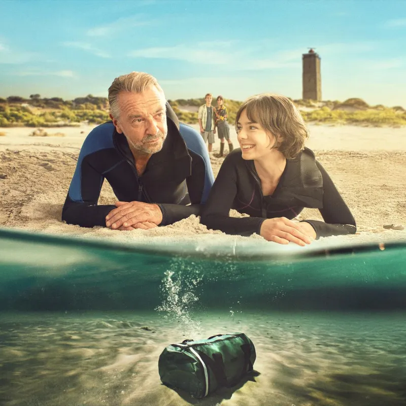 Badgast - Tom Waes op het strand 
