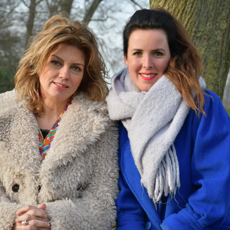 Annemiek Schrijver en Marjon Moed