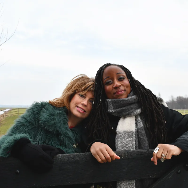 Annemiek Schrijver en Clarice Gargard