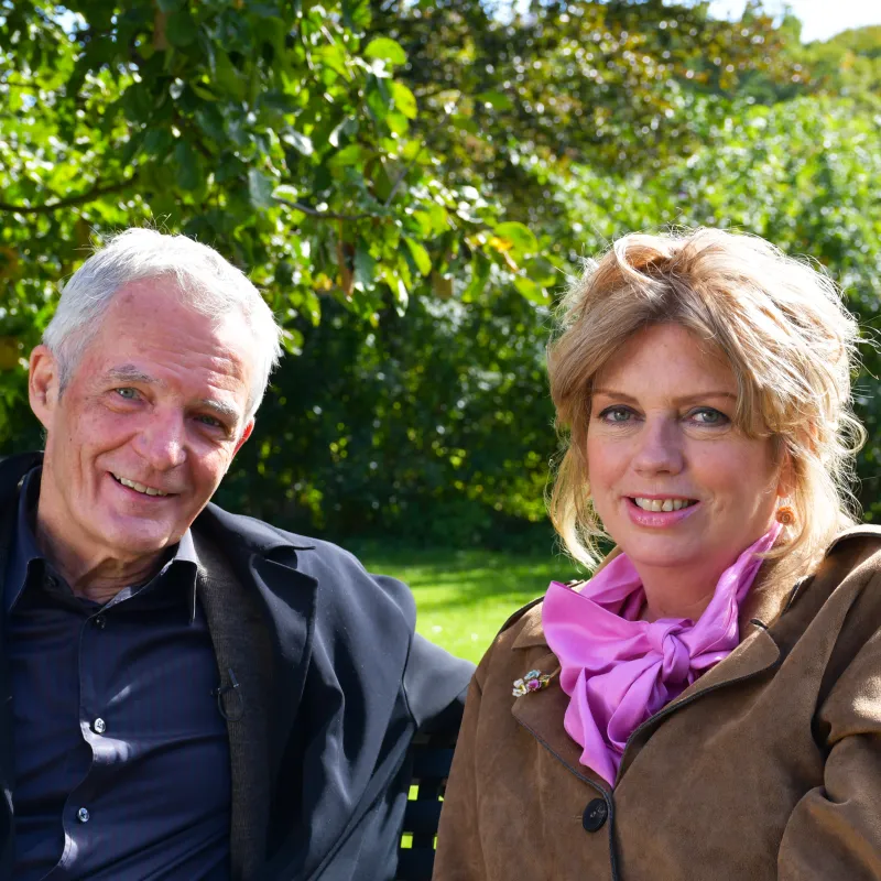 Annemiek Schrijver en Herman Finkers