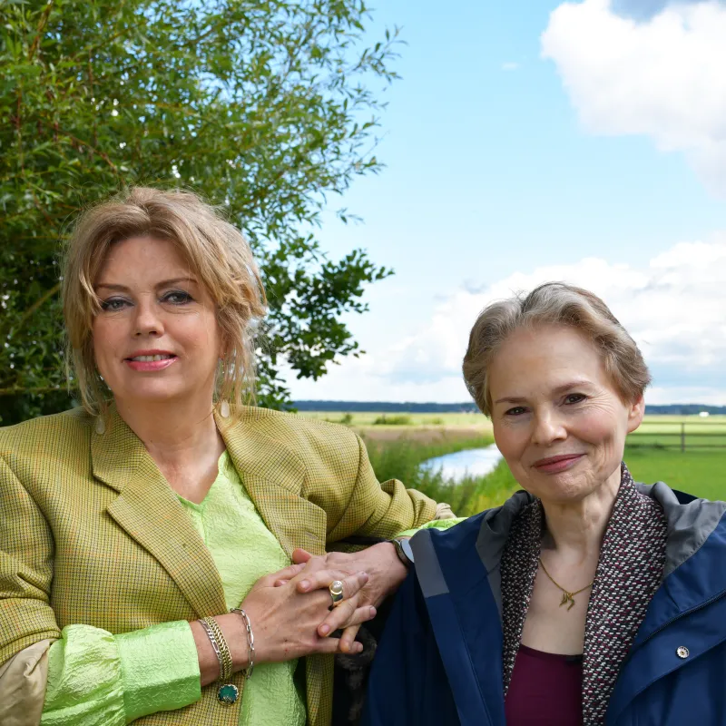 Annemiek Schrijver en Myriam Lipovsky