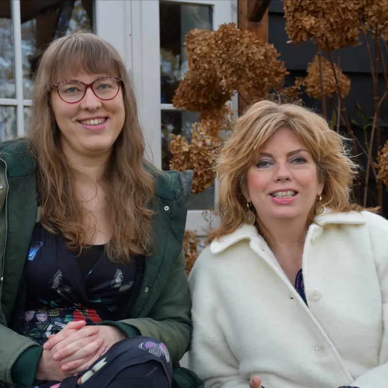 Annemiek Schrijver en Rozemarijn van 't Einde