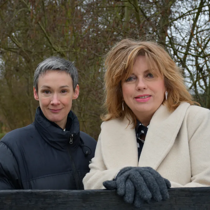 Annemiek Schrijver en Anne van Veen