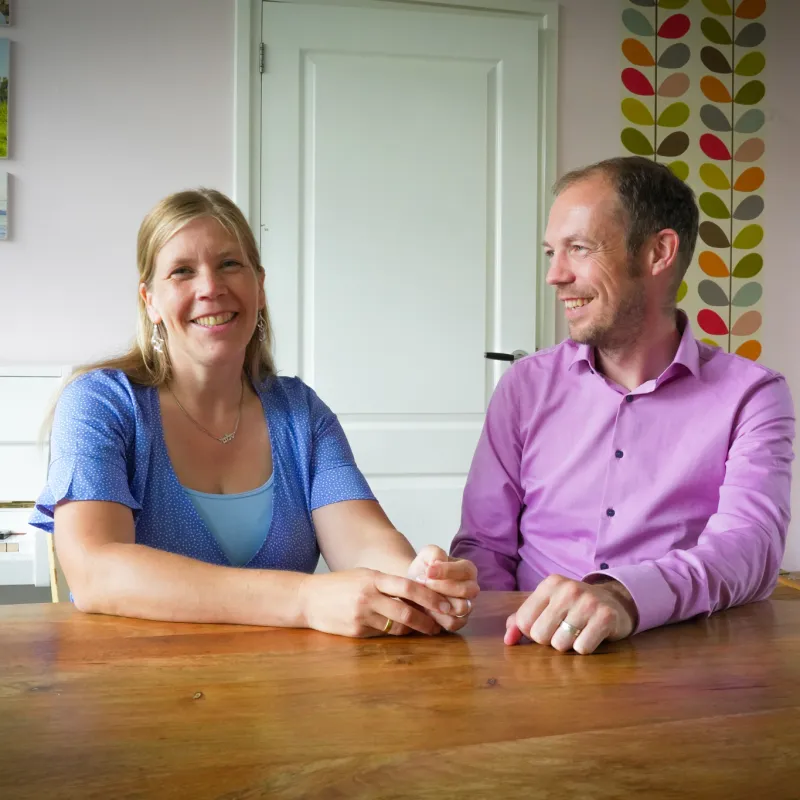 Gerdien en Maarten Blom uit Een huis vol