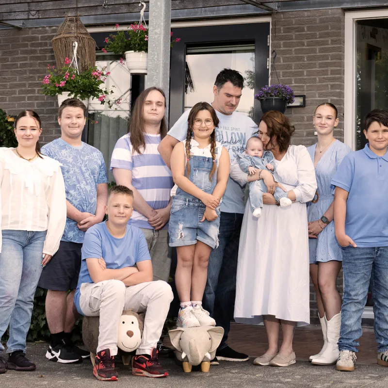 Familie Wildeman uit Een huis vol