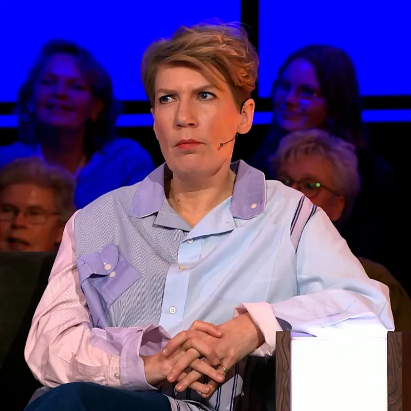 Paulien Cornelisse over washlet in De slimste mens