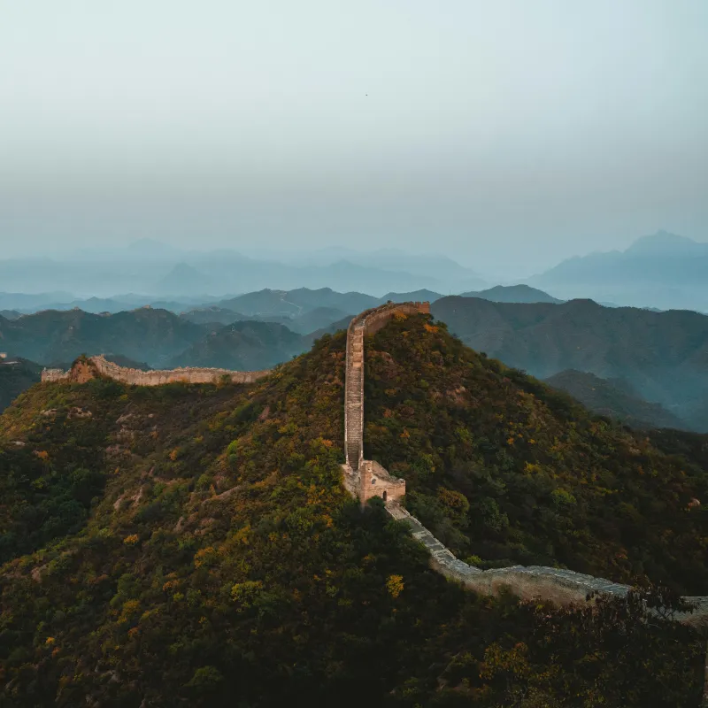 Beeld van chinese muur