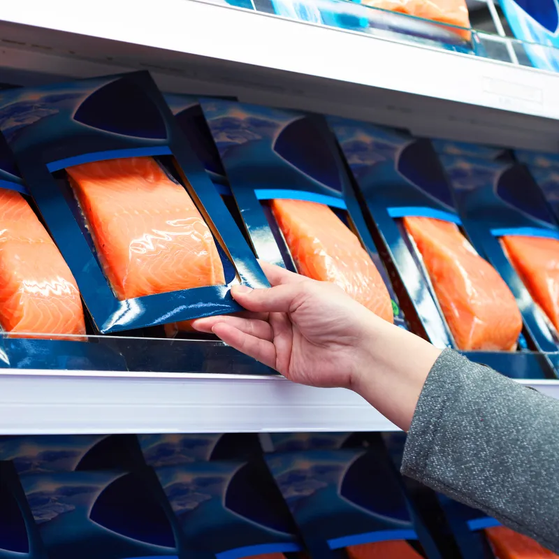 Keuringsdienst van waarde - rauwe zalm