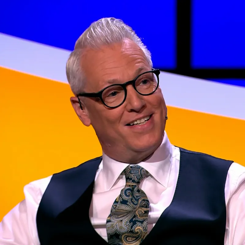 rudolph van veen in de slimste mens met brownies