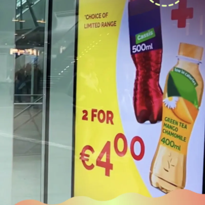 Reclame voor Ice Tea