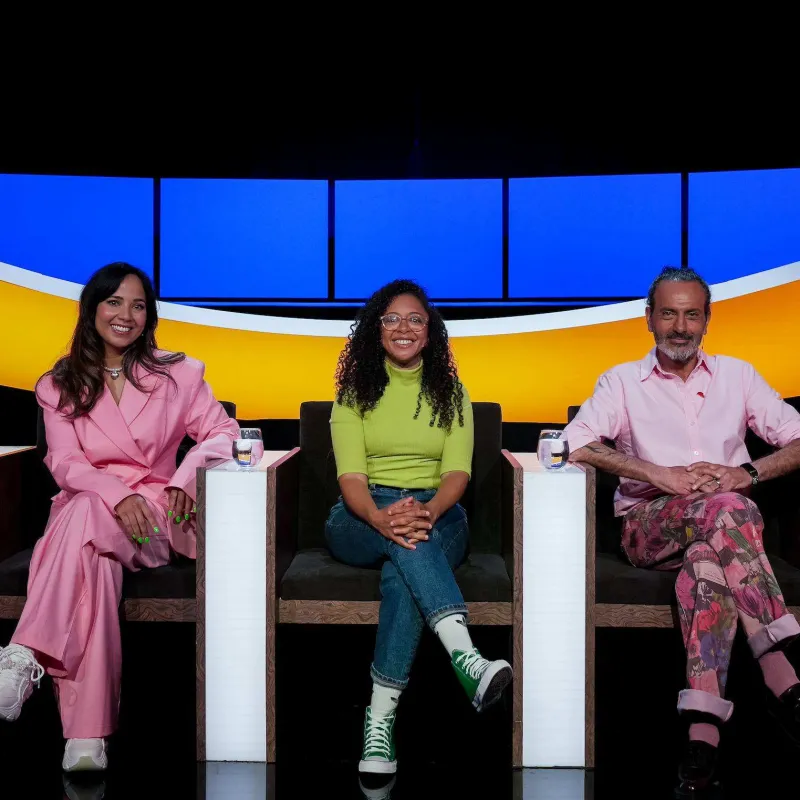 Nienke van Dijk, Wina Ricardo en Kefah Allush in De slimste mens