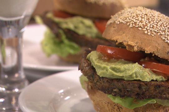 Vegetarische burgers BinnensteBuiten Vegetarische burgers BinnensteBuiten