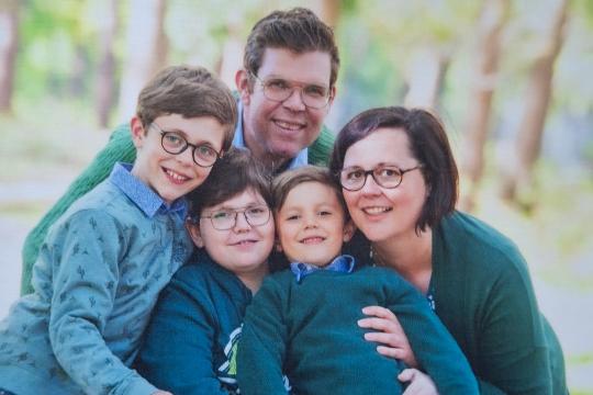 Esther Simon en haar gezin