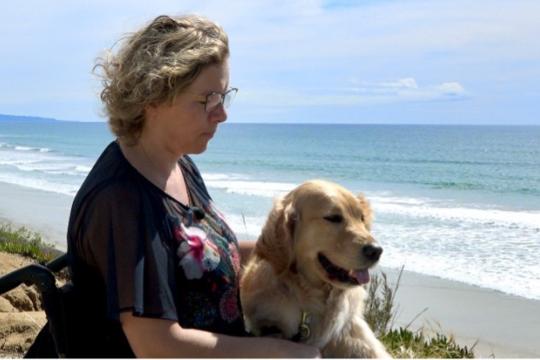 Katelijne en haar hond in Dwars Katelijne en haar hond in Dwars