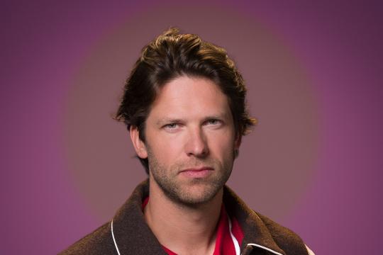 Man in baseball jack