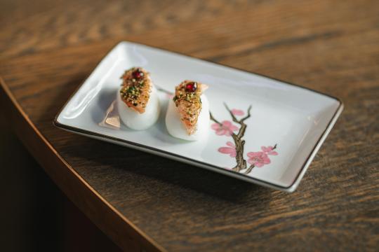 Futureproof zalm nigiri Restaurant van de toekomst