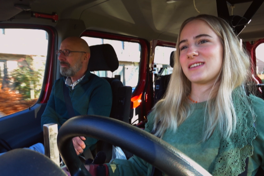 Milou en Wichert in De rijles Milou en Wichert in De rijles