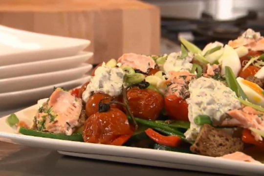 maaltijdsalade recept zalm groenten maaltijdsalade recept zalm groenten
