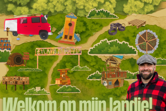 plattegrond Het landje van Tim