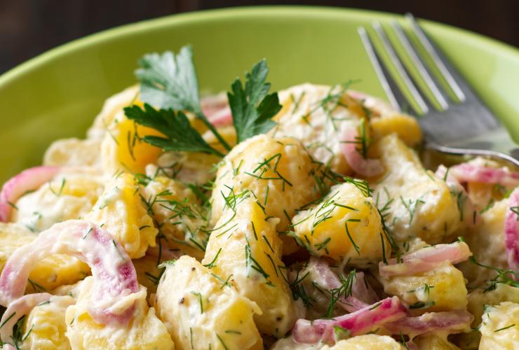 aardappelsalade recept bbq binnenstebuiten