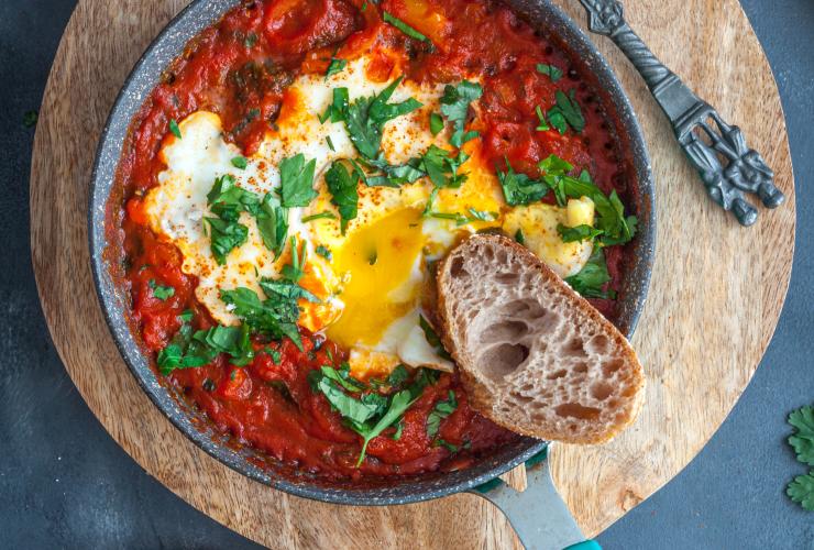 Lunchrecept Shashuka