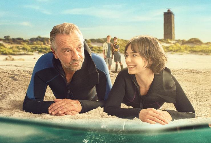 Badgast - Tom Waes op het strand 