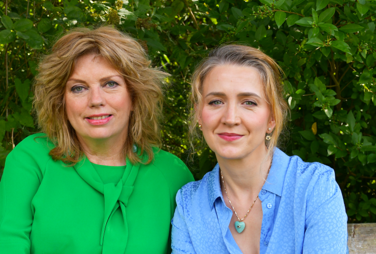 Annemiek Schrijver en Alicja Gescinska