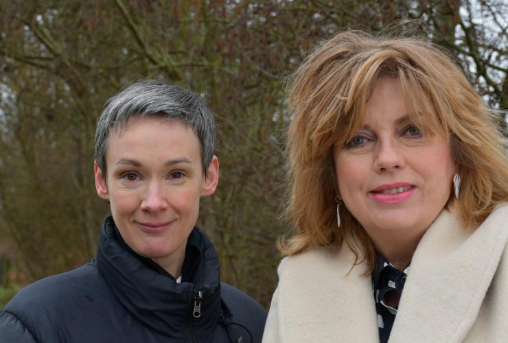Annemiek Schrijver en Anne van Veen