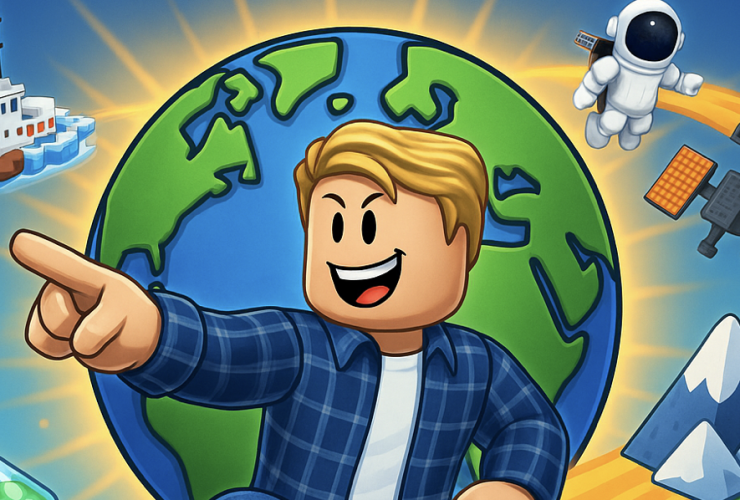 Visual van een roblox poppetje in animatie