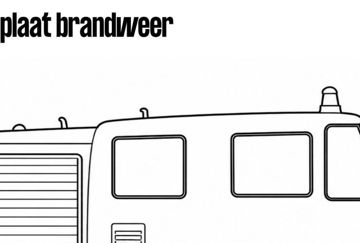 kleurplaat brandweer