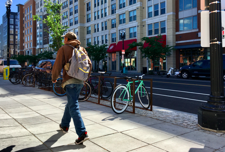 Straatbeeld van de wijk Shaw in Washington DC. Foto: Anoek Hofkens
