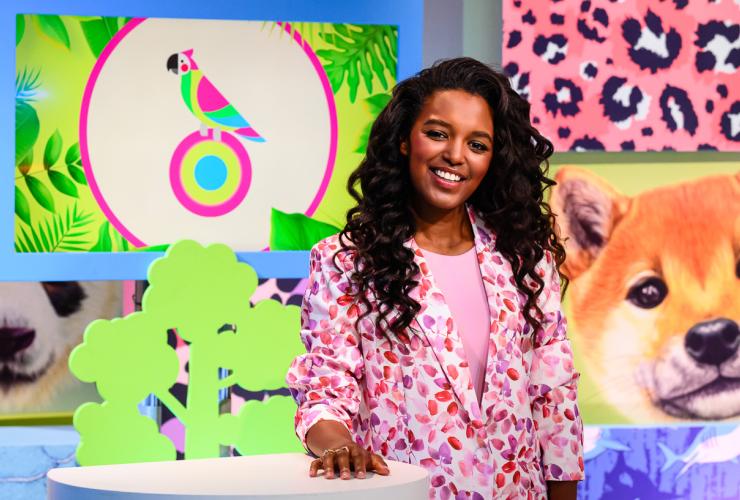 Sosha Duysker in de Waku Waku studio