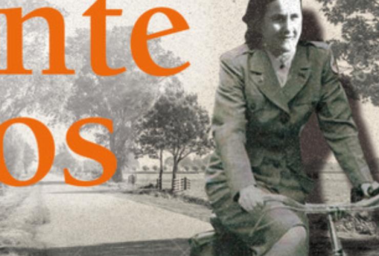 Tante Jos op de fiets