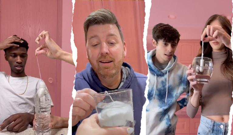 Deze mannen weten niet wat ze zien: "Werkt een tampon zo"? 
