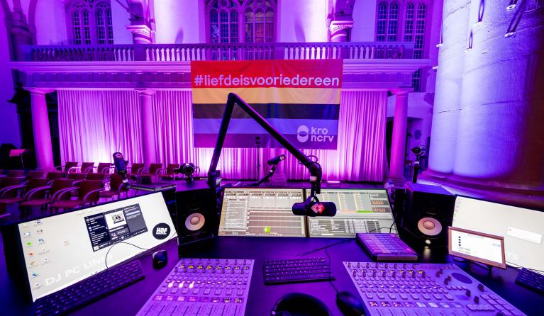 Pride Westerkerk radiostudio