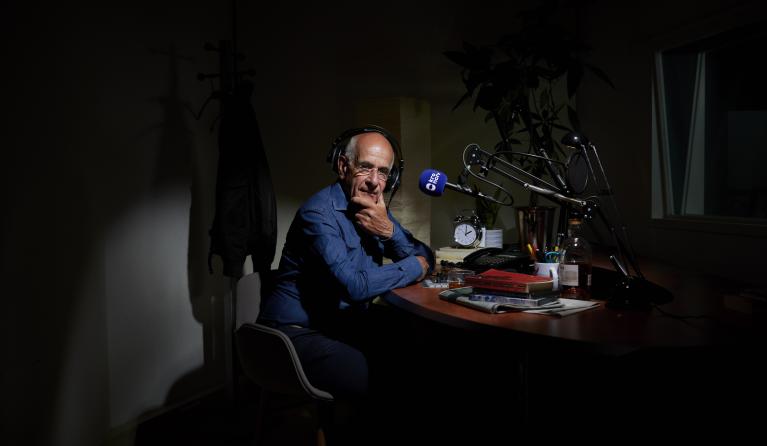 De slapelozen - foto Frits Spits in studio