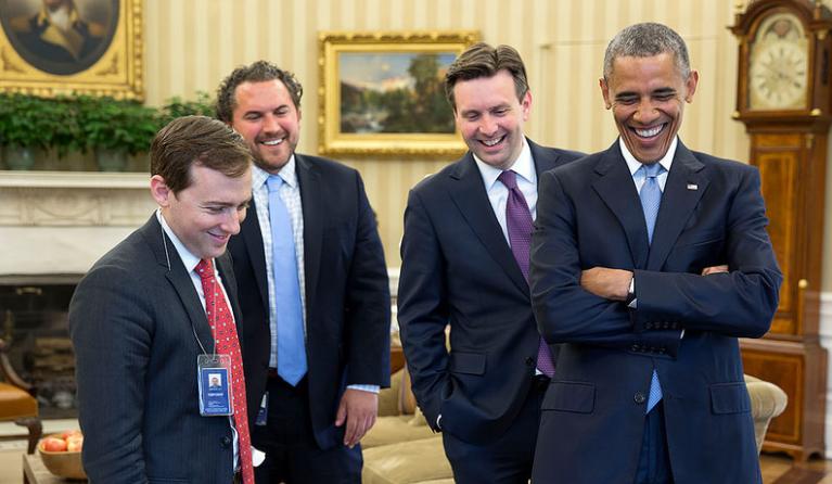 David Litt en Barack Obama. Foto: Flickr