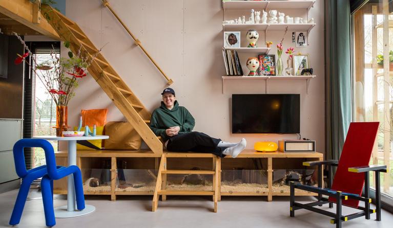 tiny house inrichten binnenstebuiten