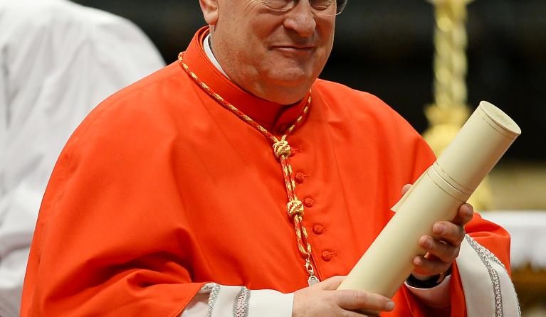 Gualtiero Bassetti vlak na zijn kardinaalscreatie in 2014