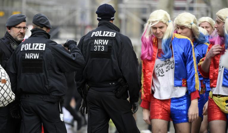 Politie Keulen carnaval 2020 AFP