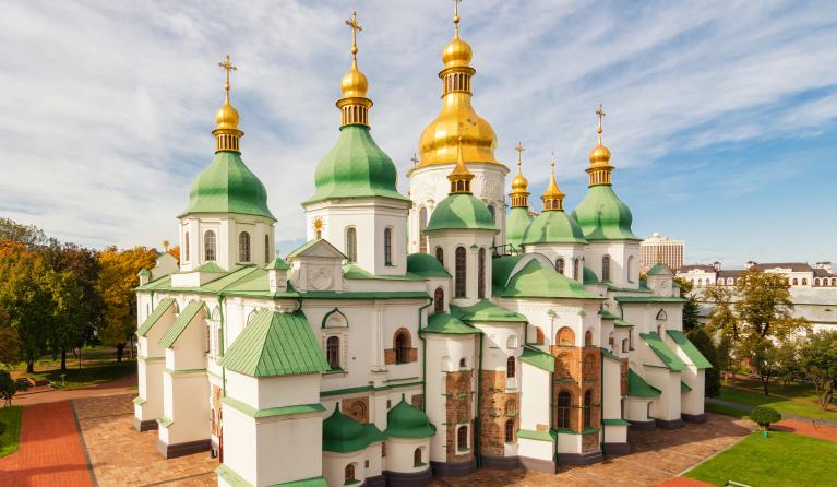 Sint-Sophiakathedraal in de Oekraïense hoofdstad Kiev 
