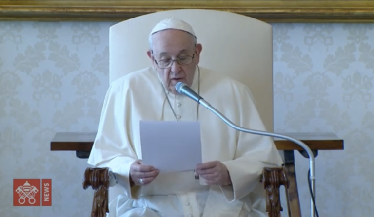 Paus Franciscus algemene audiëntie 11 11 20
