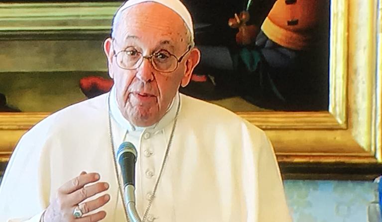 Paus bij Angelus 27 dec 2020