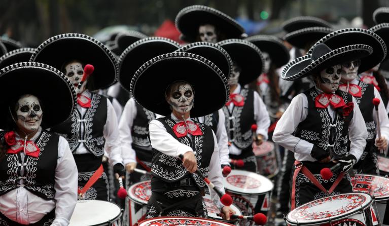 Parade Dag van Doden Mexico 2019