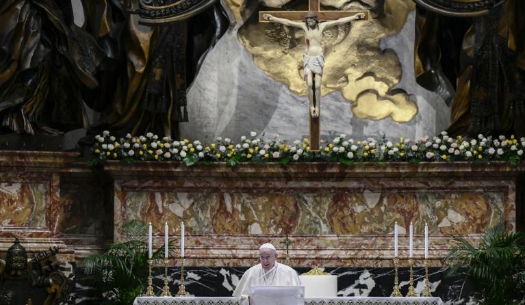 Paasboodschap apsis Sint-Pieter