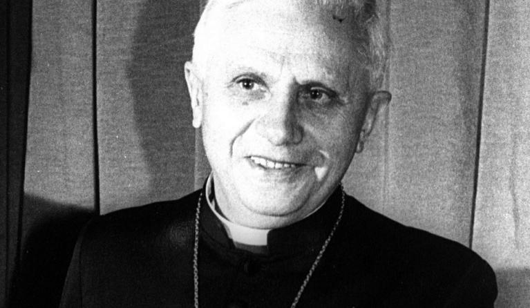 A file picture dated 10 March 1978 of German Cardinal Joseph Ratzinger