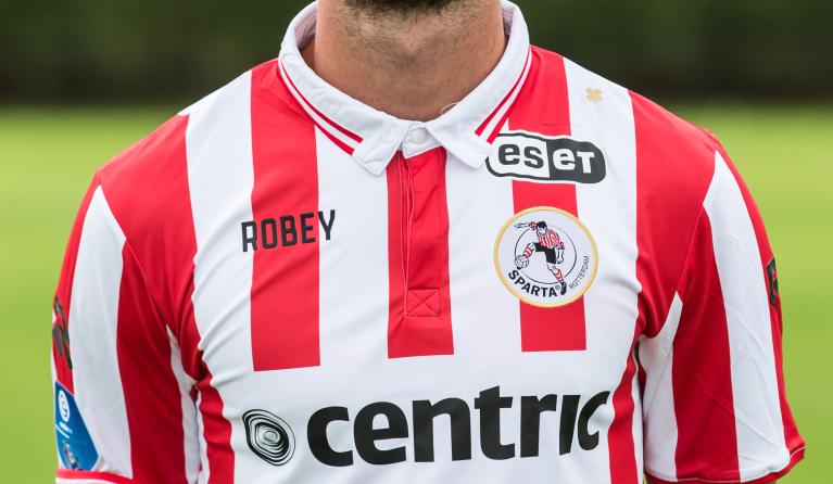 Bart Vriends in voetbaltenue