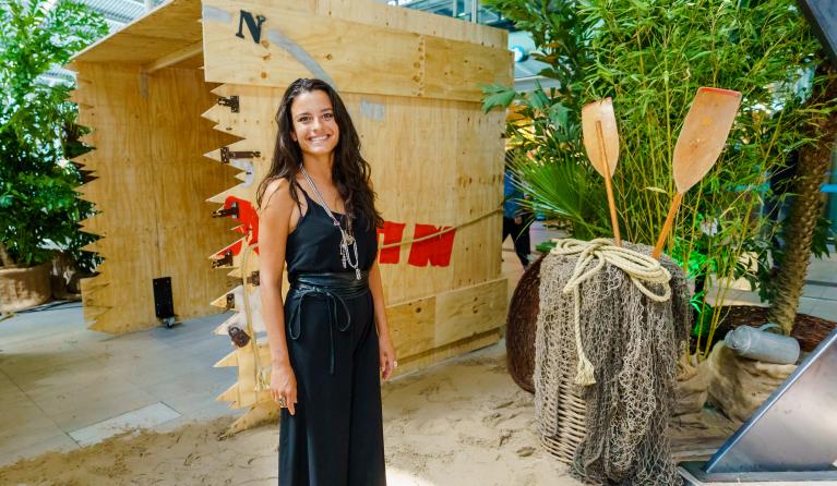 Eva Koreman bij de zelfhulpboekenclub